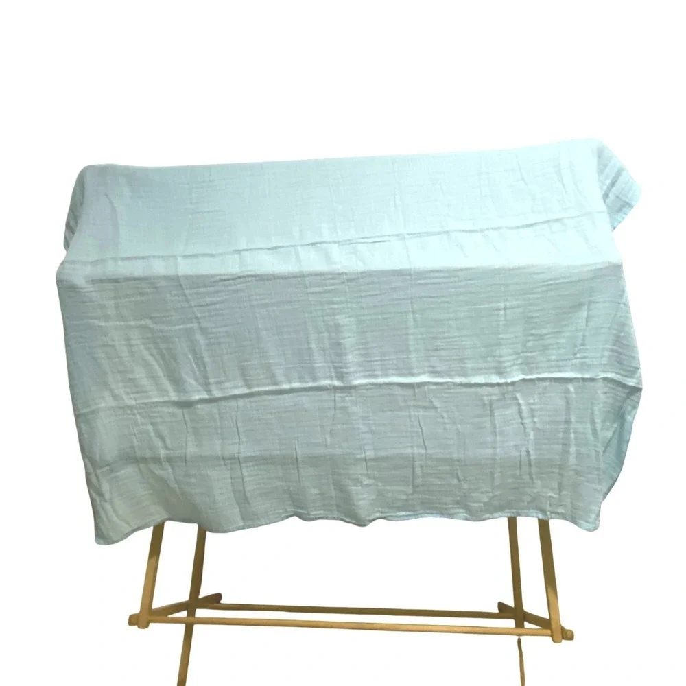 Oliver & Rain Blue Baby Blanket Swaddling Cloth 44